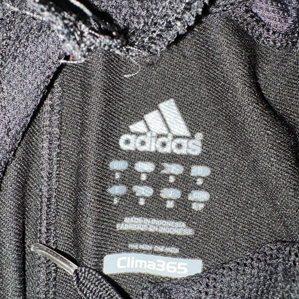 adidas Black Jogger Pants with White Triple Stripes - Picture 3 of 3